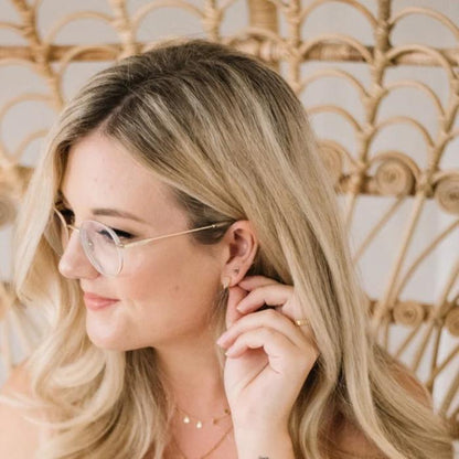 Capri Studs - Rose Gold