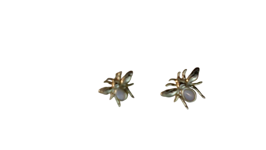 Abeille Perlee Studs - Gold