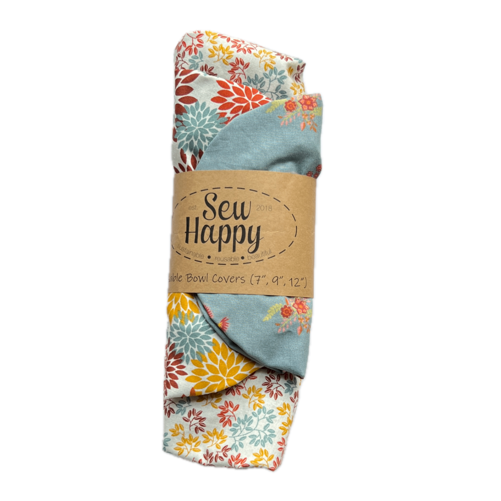 Set of 3 Bowl Covers - Florals