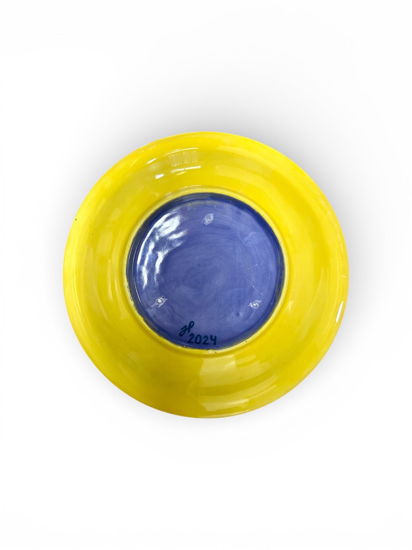 Dinner Plate - Yellow Flowers