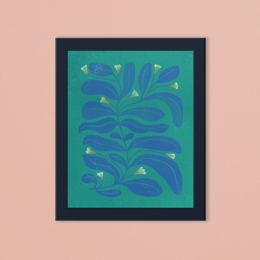 8x10 Print–Funky Leaves