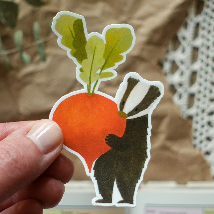 Badger Vinyl Sticker