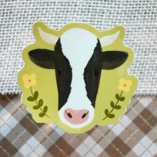 Beautiful Bovine Vinyl Sticker