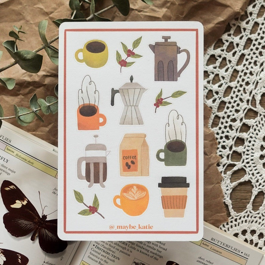 Coffee Sticker Sheet