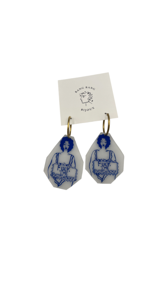 F The Patriarchy Earrings