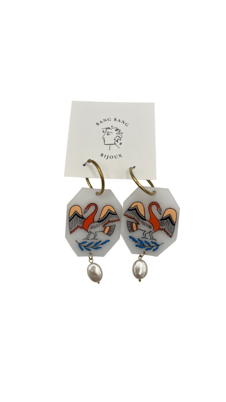 Goose Earrings