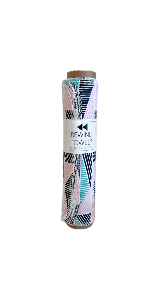 Rewind Towels (Large) - Geometric