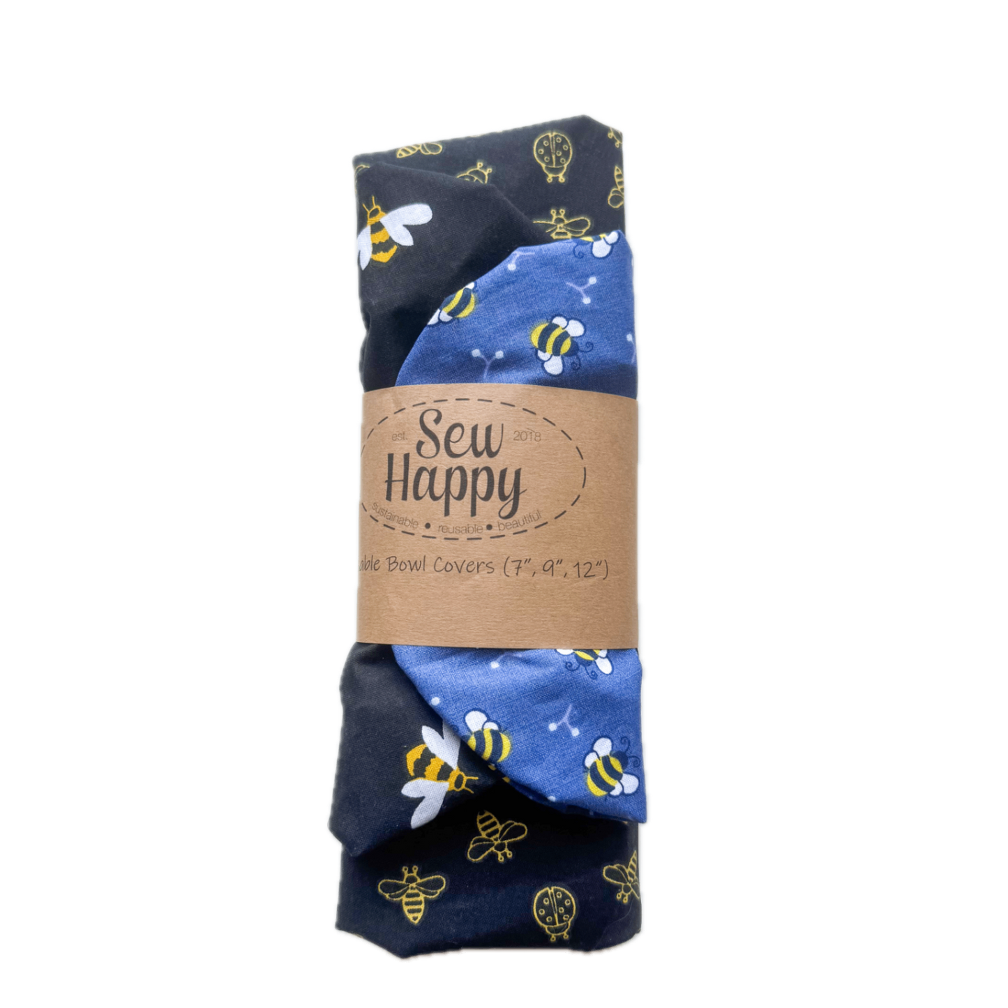 Set of 3 Bowl Covers - Bees and Bugs