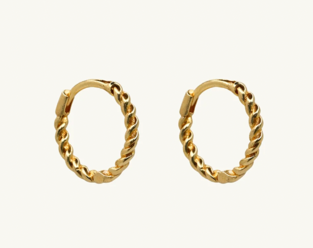 Kira Gold Huggies Small