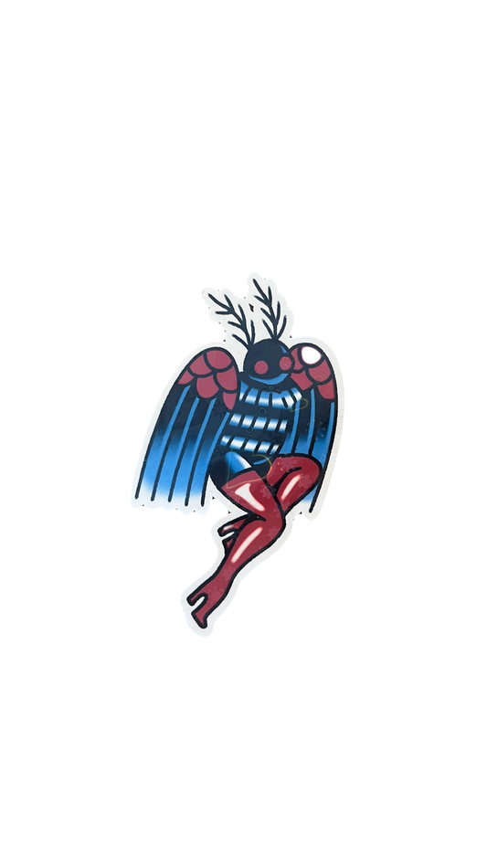 Mothman Boots Sticker