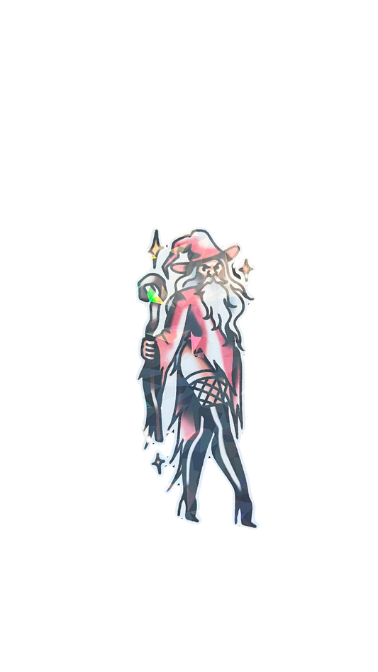 Wizard in Boots Sticker