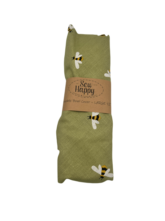 Reusable Bowl Cover -  Large 12"