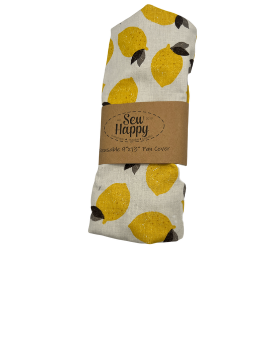 Reusable 9"x13" Pan Cover - Lemons