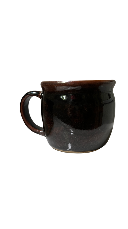 Ceramic Wood Fired Mug - Black #2