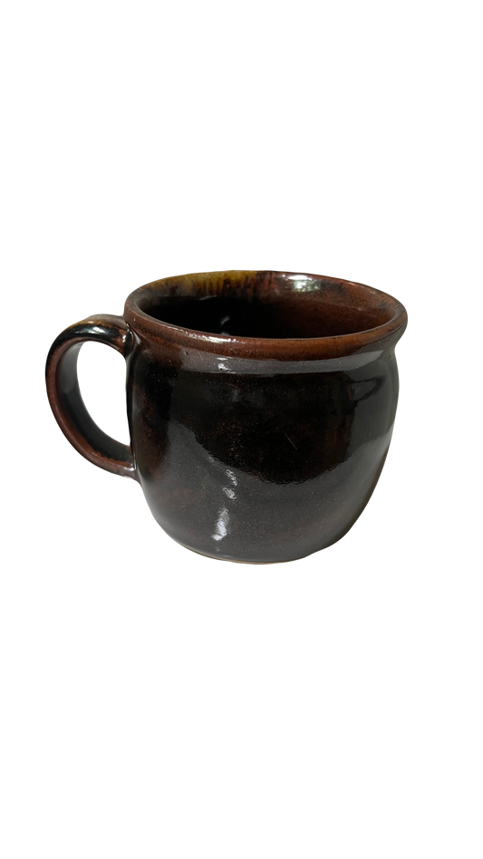 Ceramic Wood Fired Mug - Black #2