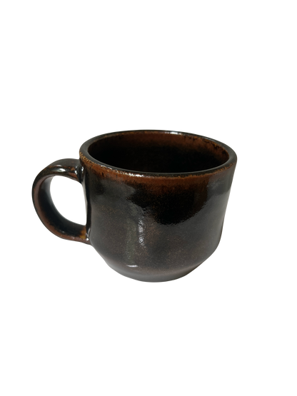 Ceramic Wood Fired Mug - Black #1