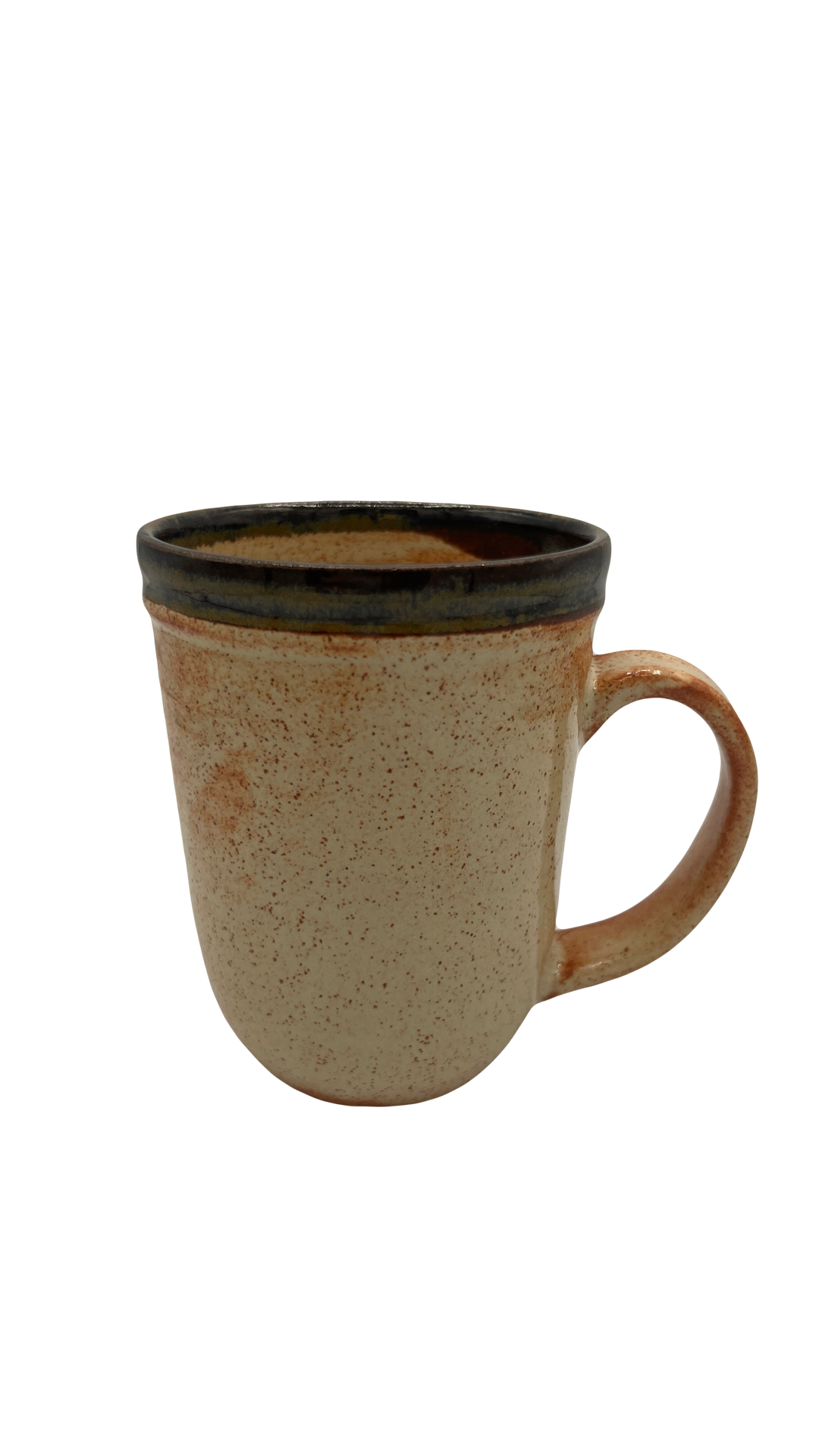 Ceramic Mug with Black Lip