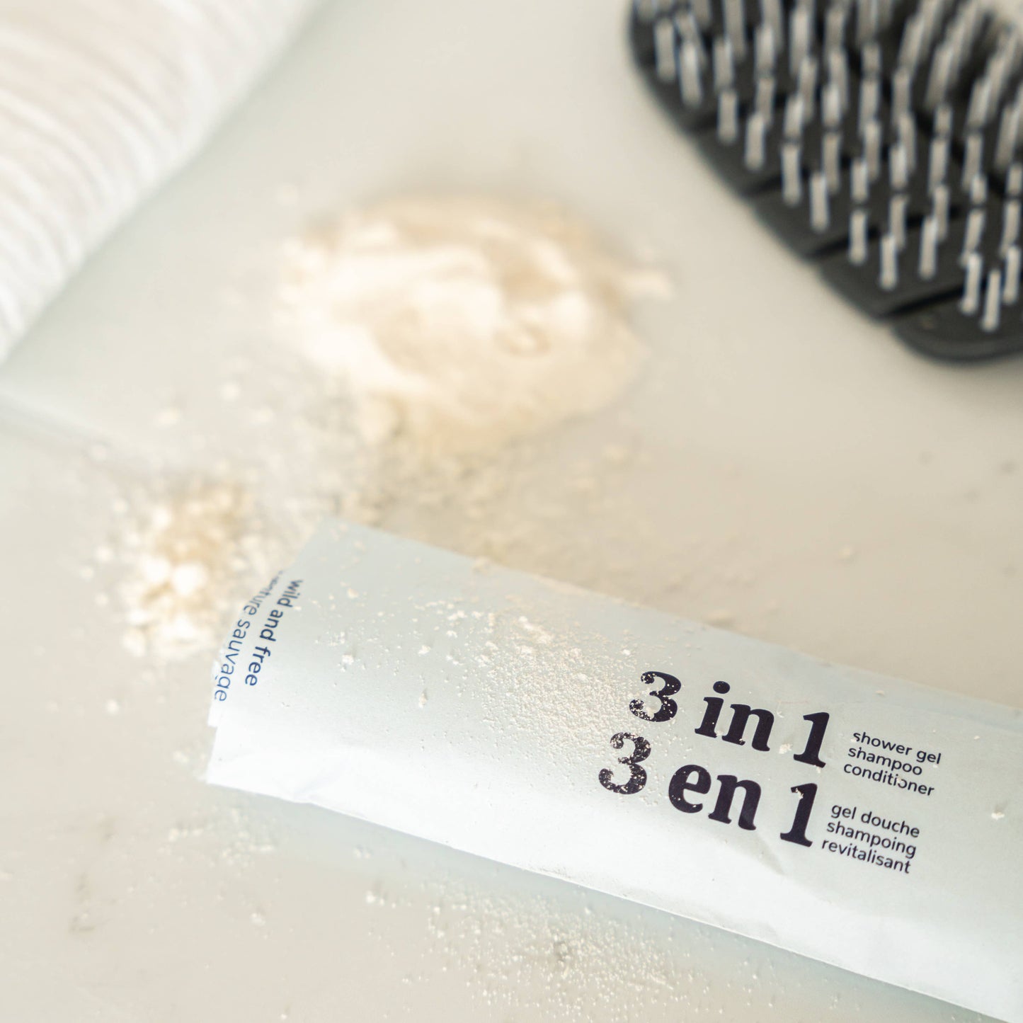 3-in-1 (Shampoo, Conditioner, Body Wash) Powder to Gel - "Wild and Free" Scent
