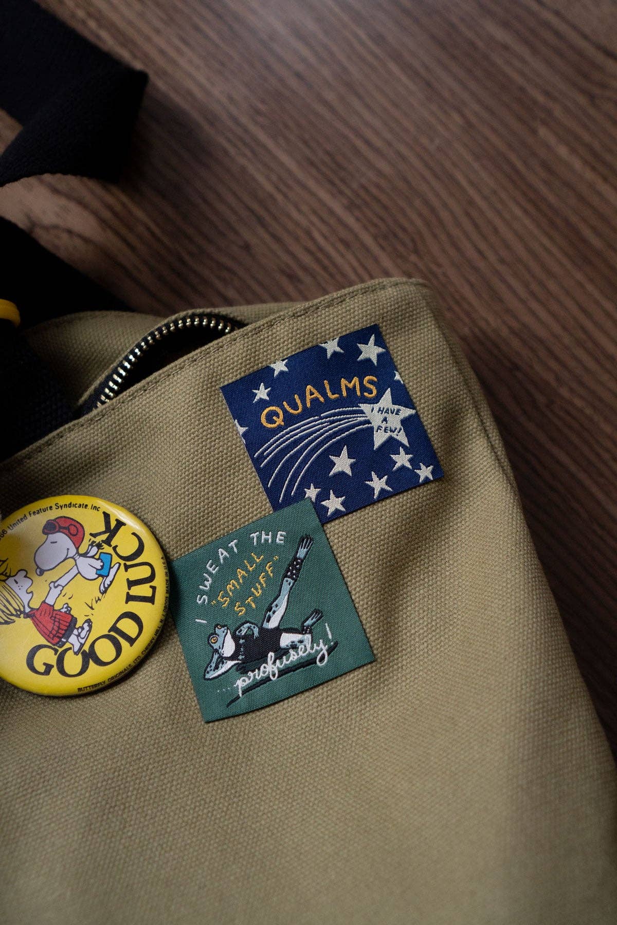 Sweat The Small Stuff - Woven Sticky Patch