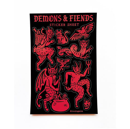 Demons Sticker Sheet