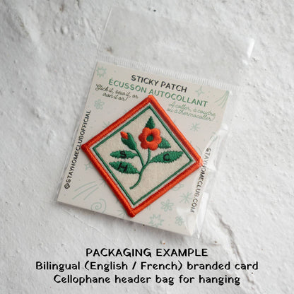 SHC Bloom Flower Felt Sticky Patch