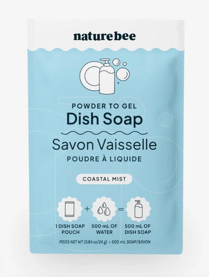Powder to Gel Dish Soap