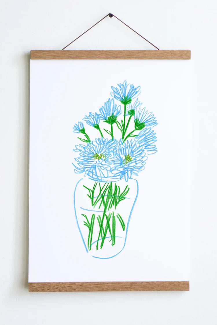Magnetic Wooden Art Hangers | Large