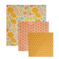 Set of 3 Reusable Beeswax Food Wraps