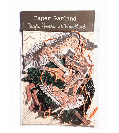 Pacific Northwest Woodland Paper Garland