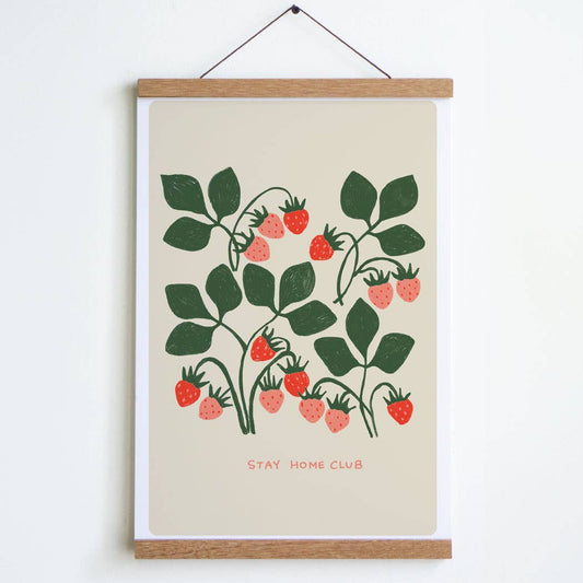 Fruits 1858 Print: Sand  Large - 12" x 18"