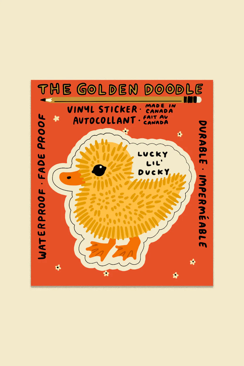 Lucky Ducky l Vinyl Sticker