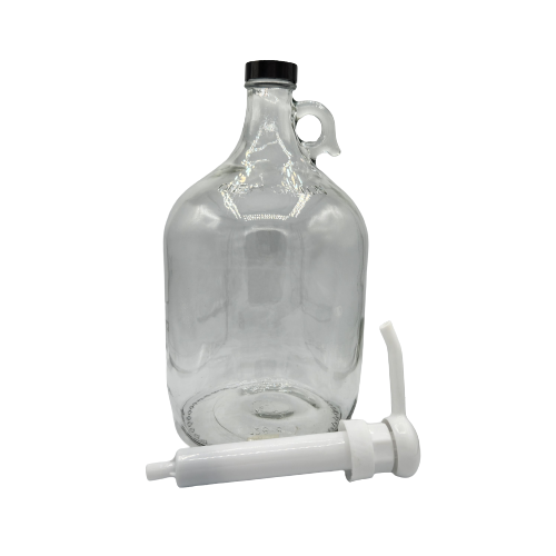 1 Gallon Clear Pistol Grip Jug