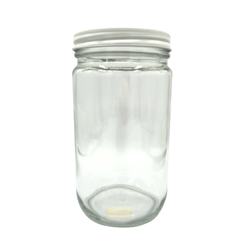 32oz Wide Mouth Clear Glass Jar