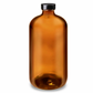 Amber Glass Bottle with Plain Cap